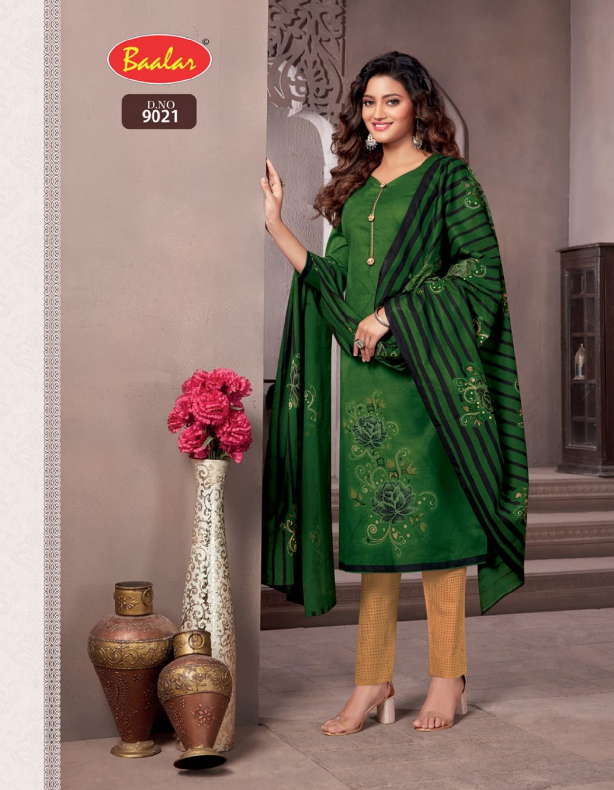 Baalaz Zara 9 Ready Made Regular Wear Cotton Printed Dress Collection